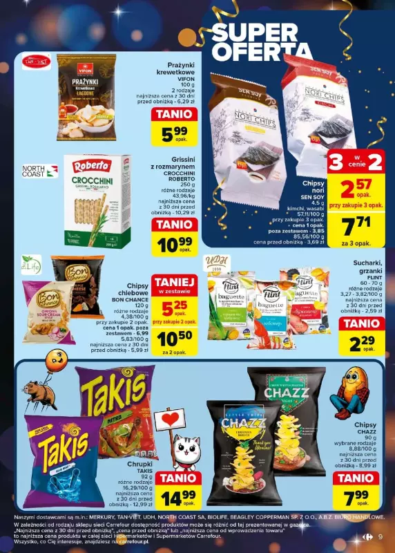 Carrefour - gazetka promocyjna Gazetka Carrefour od piątku 27.12 do soboty 04.01 - strona 9