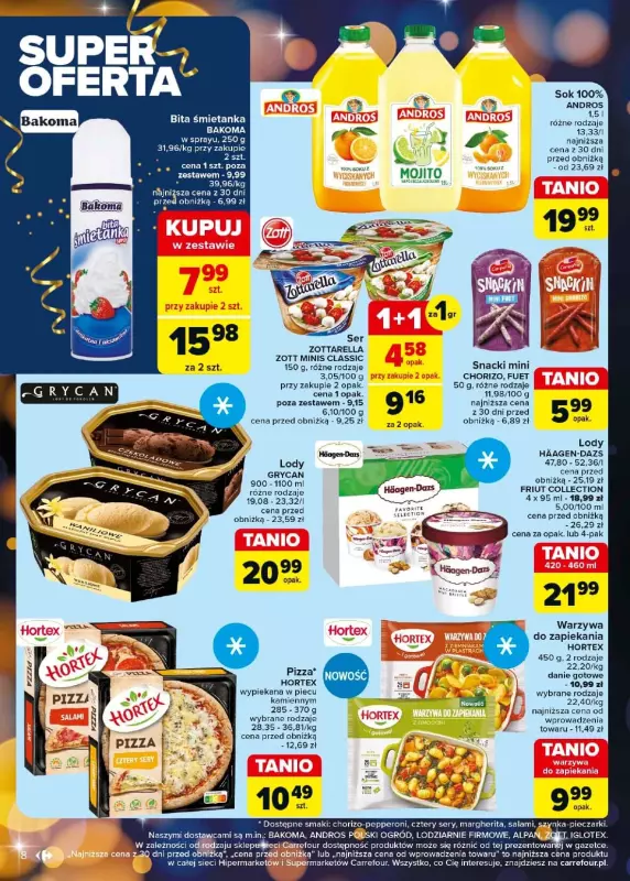 Carrefour - gazetka promocyjna Gazetka Carrefour od piątku 27.12 do soboty 04.01 - strona 8