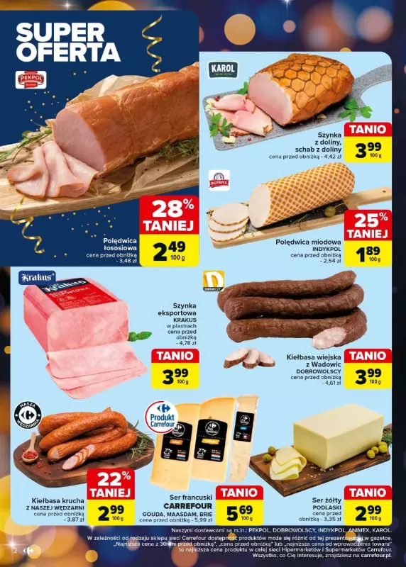 Carrefour - gazetka promocyjna Gazetka Carrefour od piątku 27.12 do soboty 04.01 - strona 2