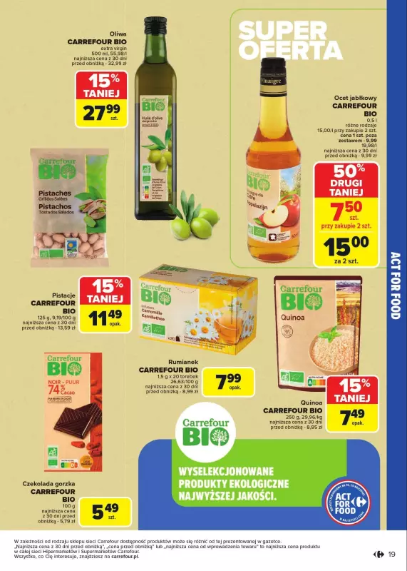 Carrefour - gazetka promocyjna Gazetka Act For Food od wtorku 07.01 do soboty 18.01 - strona 19