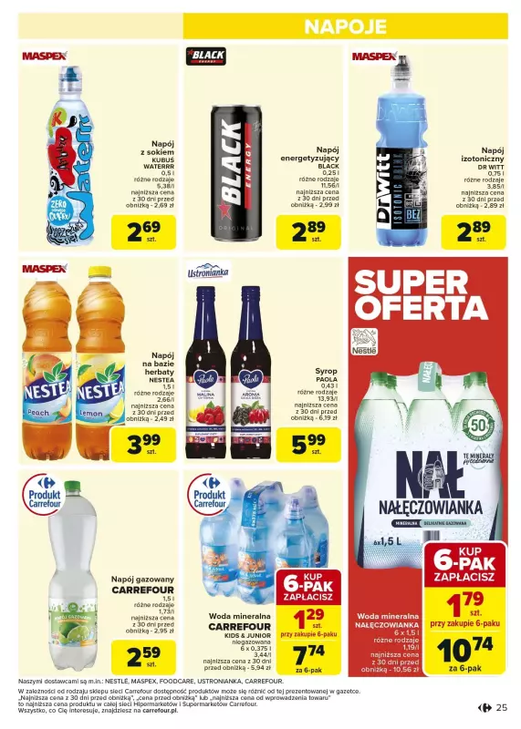 Carrefour - gazetka promocyjna Gazetka Carrefour od wtorku od wtorku 07.01 do soboty 11.01 - strona 25