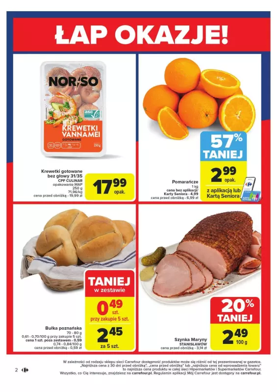 Carrefour - gazetka promocyjna Gazetka Łap okazje od czwartku! od czwartku 09.01 do soboty 11.01 - strona 2