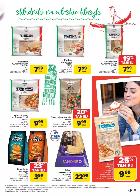 Carrefour - gazetka promocyjna Gazetka Carrefour od poniedziałku od poniedziałku 13.01 do soboty 18.01 - strona 11