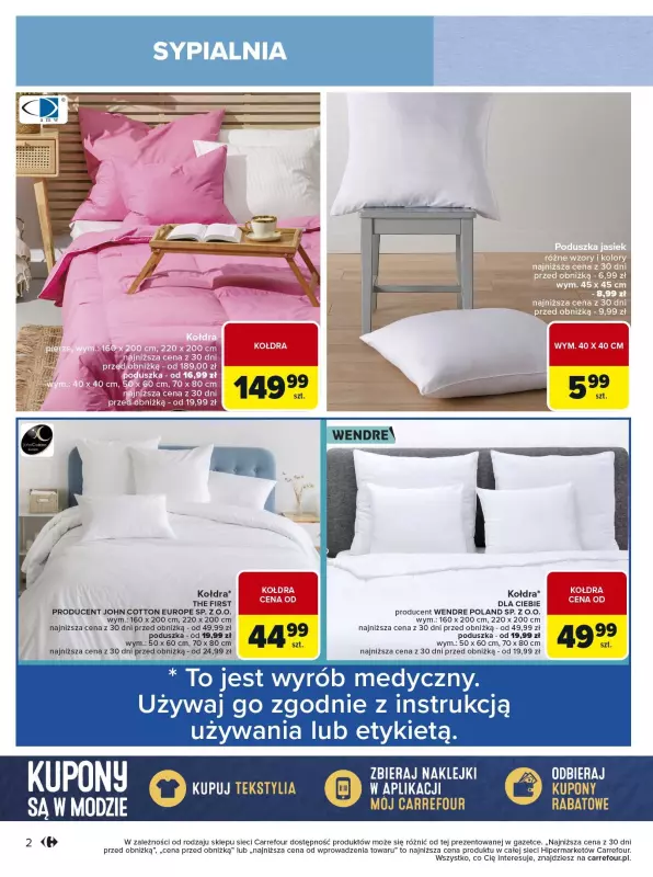 Carrefour - gazetka promocyjna Gazetka Ciepło miło i stylowo od poniedziałku 13.01 do niedzieli 26.01 - strona 2