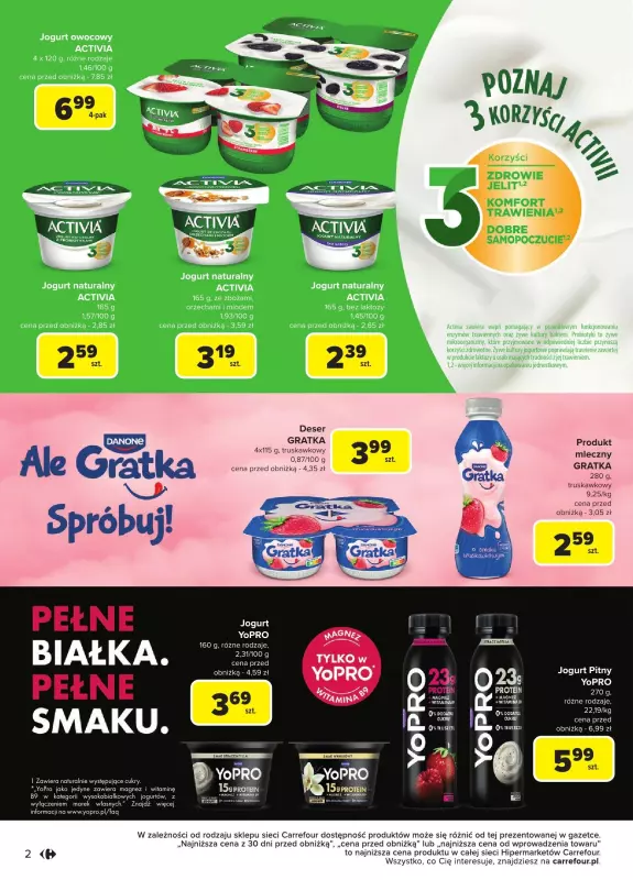 Carrefour - gazetka promocyjna Gazetka Wspieraj odporność od poniedziałku 13.01 do niedzieli 26.01 - strona 2