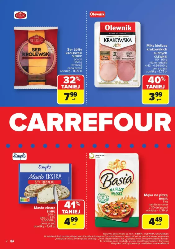 Carrefour - gazetka promocyjna Gazetka Carrefour króluje w Reducie od środy 15.01 do soboty 18.01 - strona 2