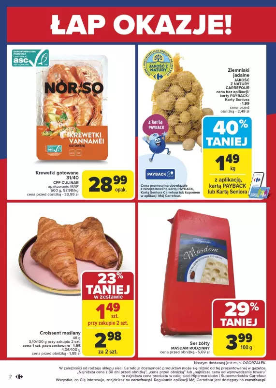 Carrefour - gazetka promocyjna Gazetka Łap okazje od czwartku! od czwartku 23.01 do niedzieli 26.01 - strona 2