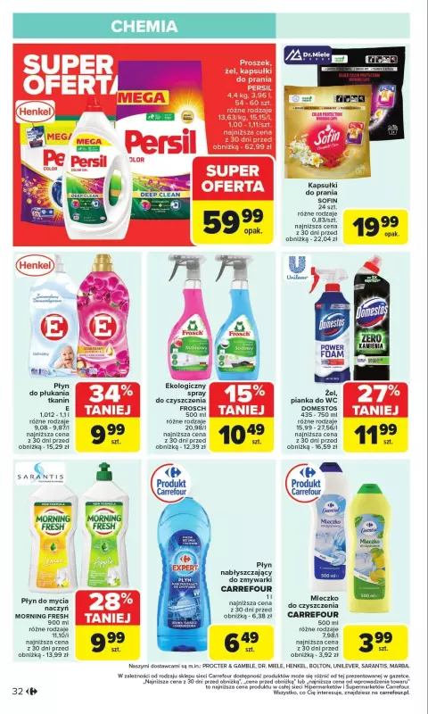 Carrefour - gazetka promocyjna Gazetka Carrefour od poniedziałku od poniedziałku 27.01 do soboty 01.02 - strona 32