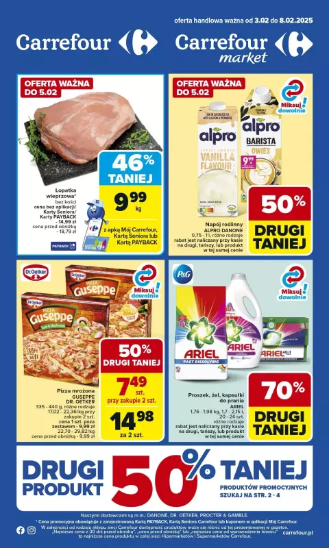 Carrefour - gazetka promocyjna Gazetka Carrefour od poniedziałku  