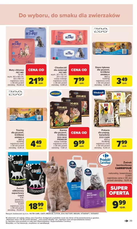 Carrefour - gazetka promocyjna Gazetka Carrefour od poniedziałku od poniedziałku 10.02 do soboty 15.02 - strona 39