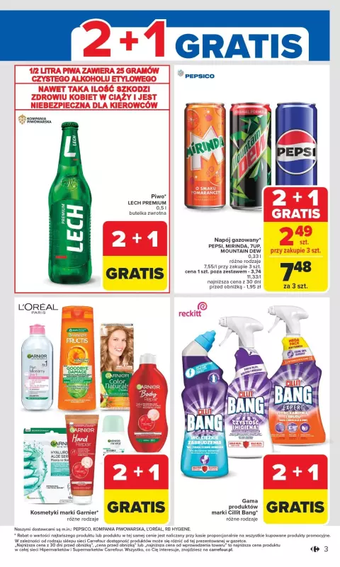 Carrefour - gazetka promocyjna Gazetka Carrefour od poniedziałku od poniedziałku 10.02 do soboty 15.02 - strona 3