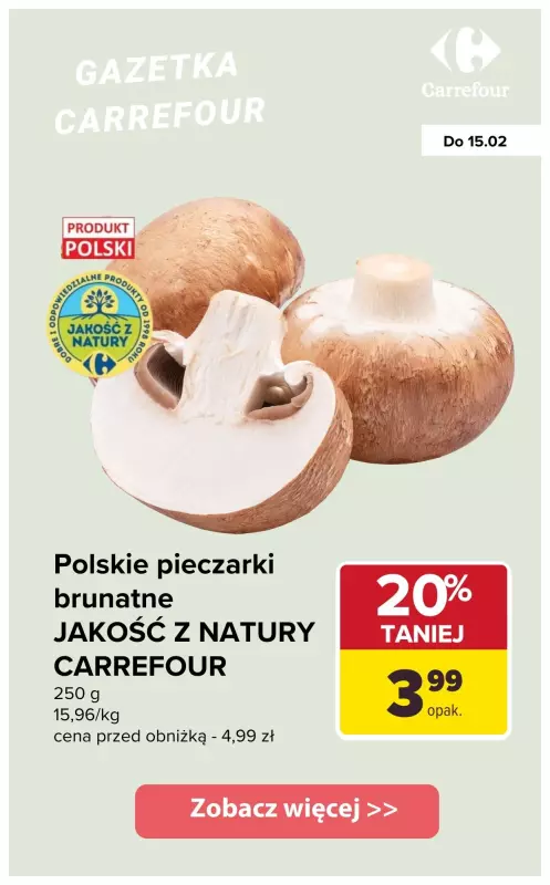 Carrefour - gazetka promocyjna Do -42% warzywa i zioła od wtorku 11.02 do soboty 15.02 - strona 4