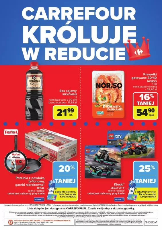 Carrefour - gazetka promocyjna Gazetka Carrefour króluje w Reducie od poniedziałku 17.02 do soboty 22.02 - strona 4