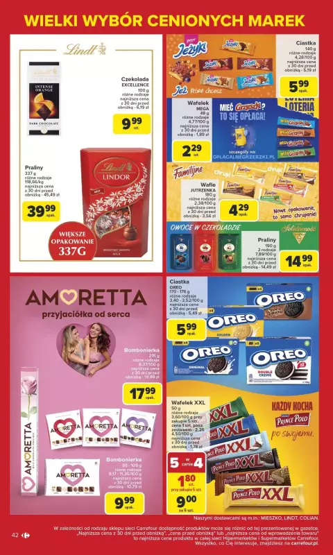 Carrefour - gazetka promocyjna Gazetka Carrefour od poniedziałku od poniedziałku 17.02 do soboty 22.02 - strona 42