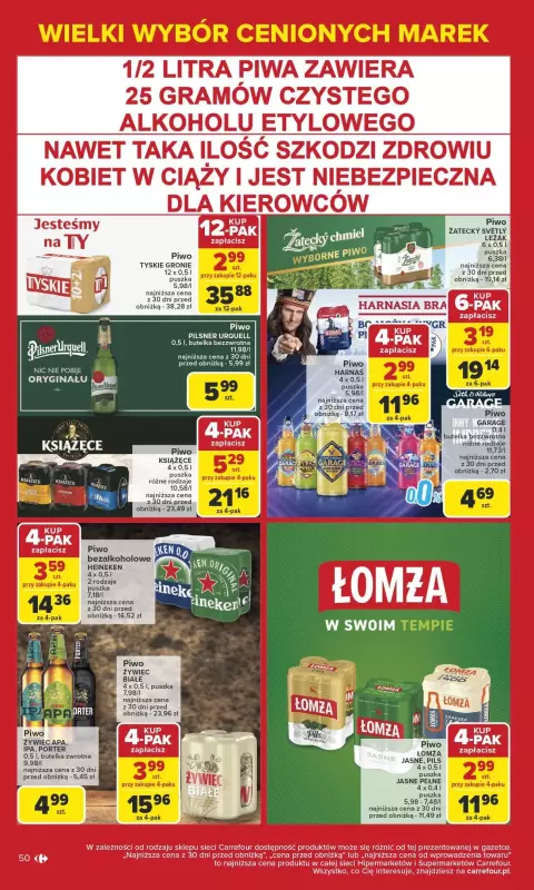 Carrefour - gazetka promocyjna Gazetka Carrefour od poniedziałku od poniedziałku 17.02 do soboty 22.02 - strona 50