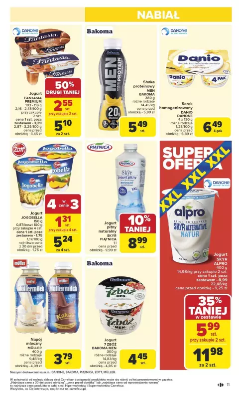 Carrefour - gazetka promocyjna Gazetka Carrefour od poniedziałku od poniedziałku 17.02 do soboty 22.02 - strona 11