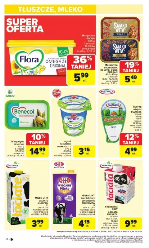 Carrefour - gazetka promocyjna Gazetka Carrefour od poniedziałku od poniedziałku 24.02 do soboty 01.03 - strona 16