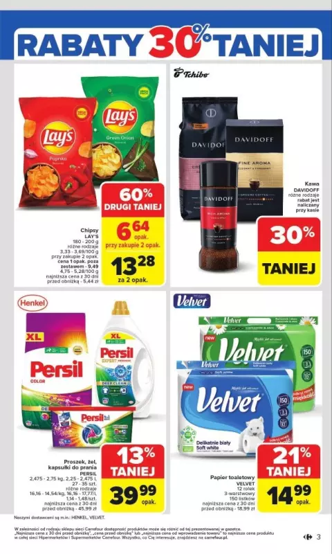 Carrefour - gazetka promocyjna Gazetka Carrefour od poniedziałku od poniedziałku 24.02 do soboty 01.03 - strona 3