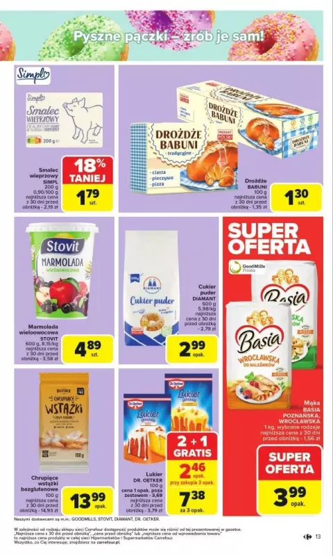 Carrefour - gazetka promocyjna Gazetka Carrefour od poniedziałku od poniedziałku 24.02 do soboty 01.03 - strona 13