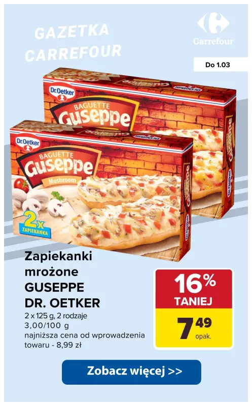 Carrefour - gazetka promocyjna DANIA GOTOWE na obiad we dwoje od wtorku 25.02 do soboty 01.03 - strona 3