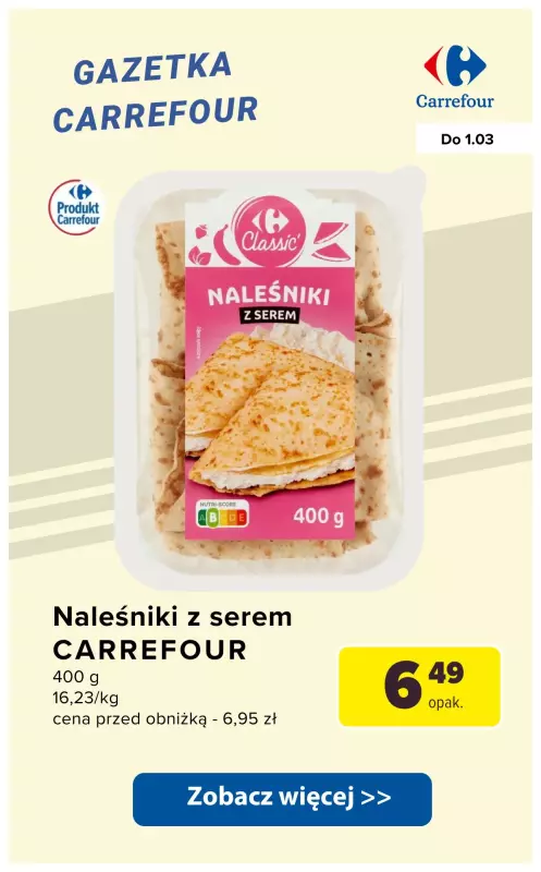 Carrefour - gazetka promocyjna DANIA GOTOWE na obiad we dwoje od wtorku 25.02 do soboty 01.03 - strona 7