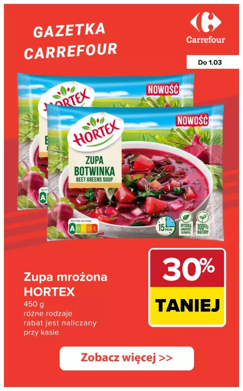 Carrefour - gazetka promocyjna DANIA GOTOWE na obiad we dwoje od wtorku 25.02 do soboty 01.03 - strona 4