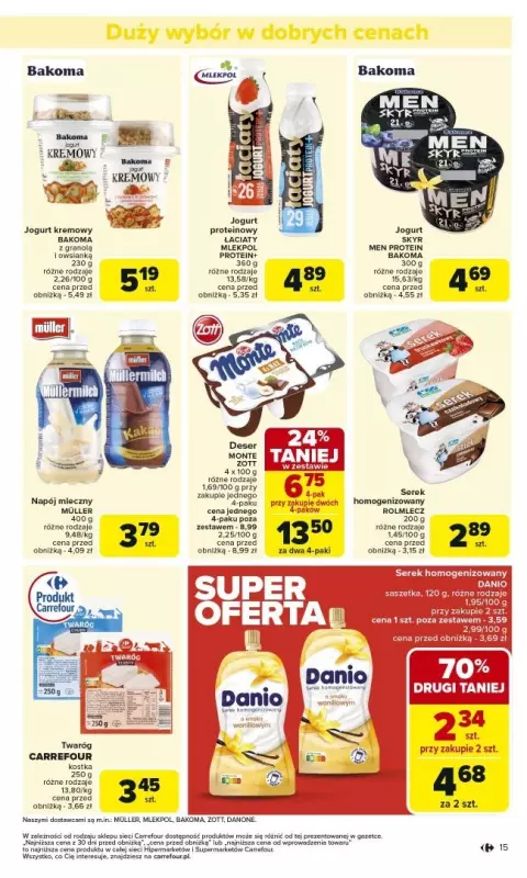 Carrefour - gazetka promocyjna Gazetka Carrefour od poniedziałku od poniedziałku 03.03 do soboty 08.03 - strona 17