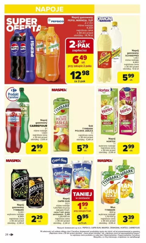 Carrefour - gazetka promocyjna Gazetka Carrefour od poniedziałku od poniedziałku 03.03 do soboty 08.03 - strona 30