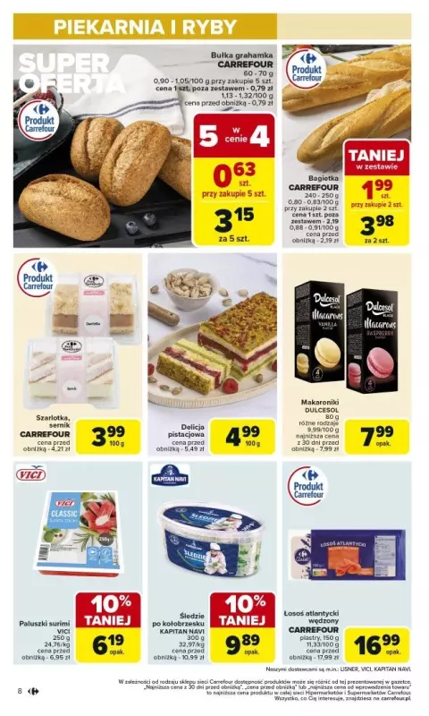 Carrefour - gazetka promocyjna Gazetka Carrefour od poniedziałku od poniedziałku 03.03 do soboty 08.03 - strona 10