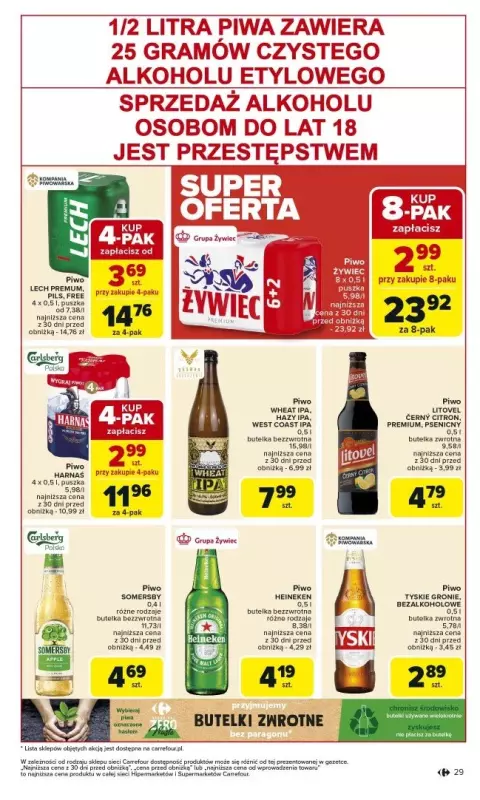 Carrefour - gazetka promocyjna Gazetka Carrefour od poniedziałku od poniedziałku 03.03 do soboty 08.03 - strona 31