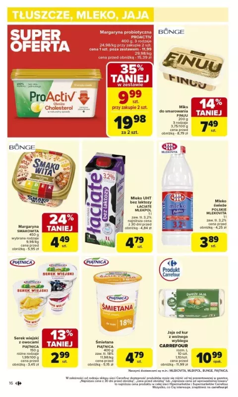 Carrefour - gazetka promocyjna Gazetka Carrefour od poniedziałku od poniedziałku 03.03 do soboty 08.03 - strona 18