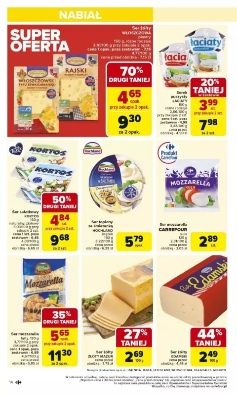 Carrefour - gazetka promocyjna Gazetka Carrefour od poniedziałku od poniedziałku 03.03 do soboty 08.03 - strona 16