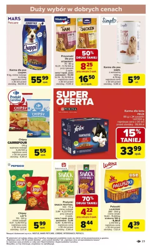 Carrefour - gazetka promocyjna Gazetka Carrefour od poniedziałku od poniedziałku 03.03 do soboty 08.03 - strona 25