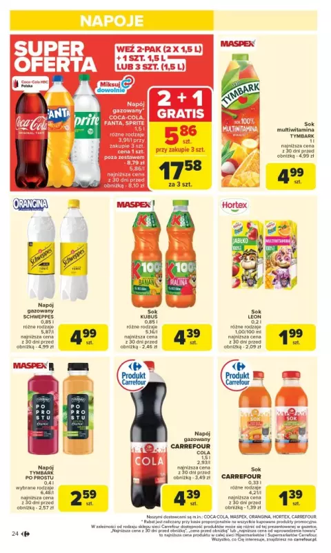 Carrefour - gazetka promocyjna Gazetka Carrefour od poniedziałku od poniedziałku 10.03 do soboty 15.03 - strona 26