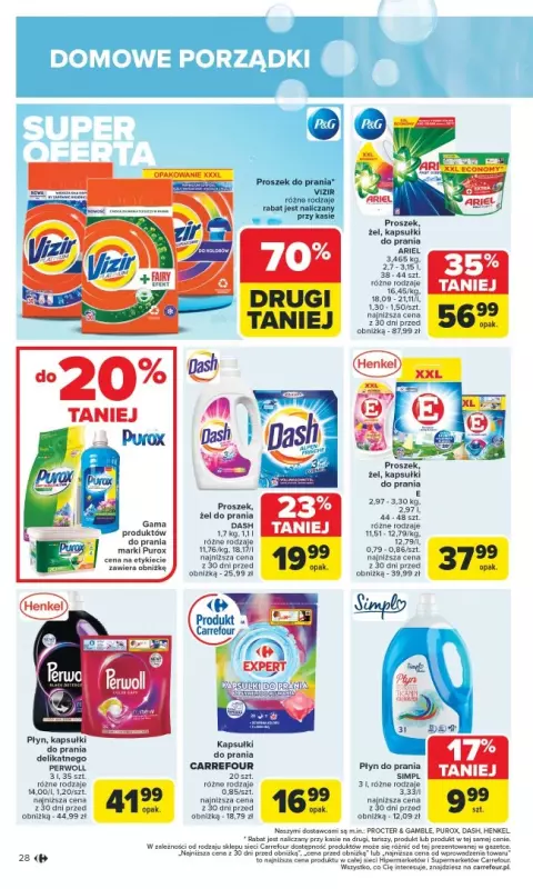 Carrefour - gazetka promocyjna Gazetka Carrefour od poniedziałku od poniedziałku 10.03 do soboty 15.03 - strona 30