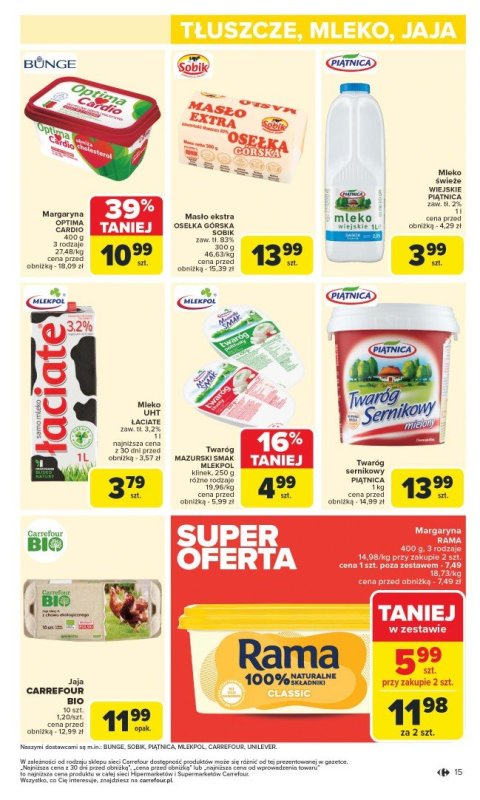 Carrefour - gazetka promocyjna Gazetka Carrefour od poniedziałku od poniedziałku 10.03 do soboty 15.03 - strona 17