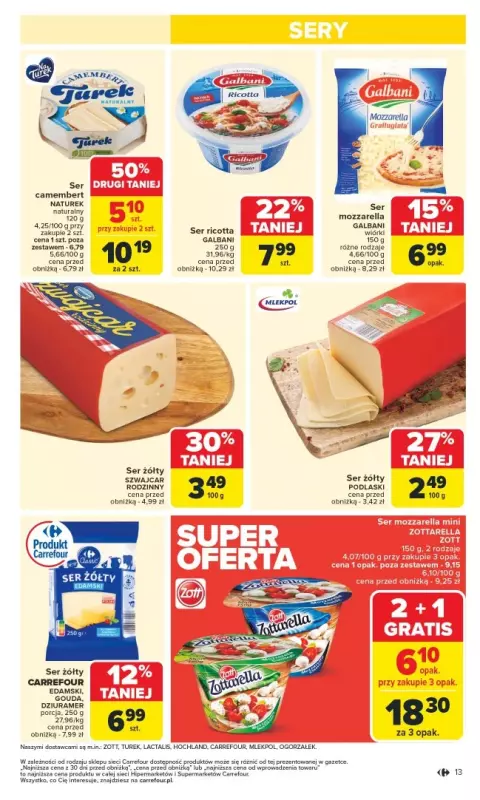 Carrefour - gazetka promocyjna Gazetka Carrefour od poniedziałku od poniedziałku 10.03 do soboty 15.03 - strona 15