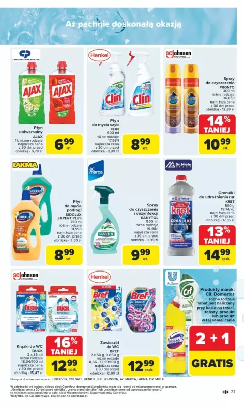 Carrefour - gazetka promocyjna Gazetka Carrefour od poniedziałku od poniedziałku 10.03 do soboty 15.03 - strona 33