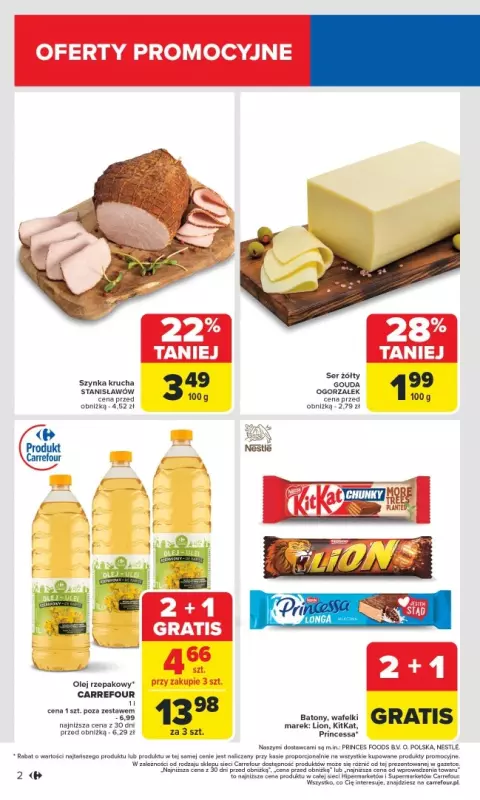 Carrefour - gazetka promocyjna Gazetka Carrefour od poniedziałku od poniedziałku 10.03 do soboty 15.03 - strona 4