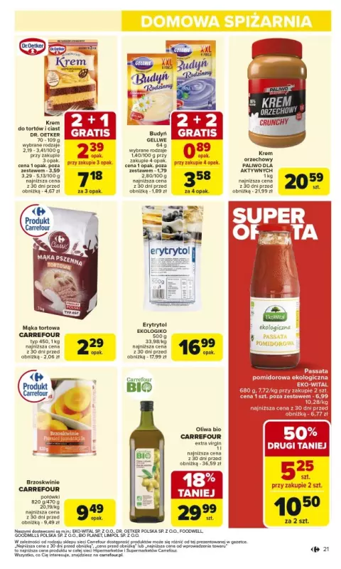 Carrefour - gazetka promocyjna Gazetka Carrefour od poniedziałku  do soboty 22.03 - strona 23