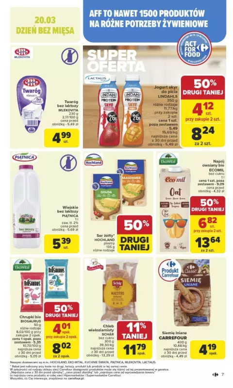 Carrefour - gazetka promocyjna Gazetka Carrefour od poniedziałku  do soboty 22.03 - strona 9