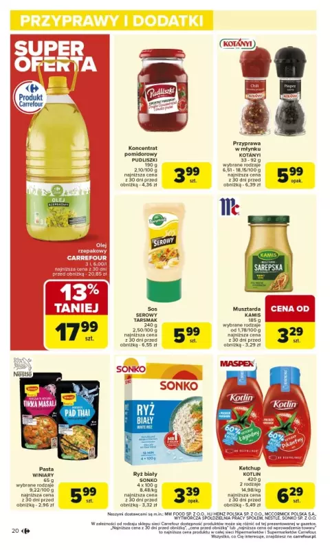 Carrefour - gazetka promocyjna Gazetka Carrefour od poniedziałku  do soboty 22.03 - strona 22