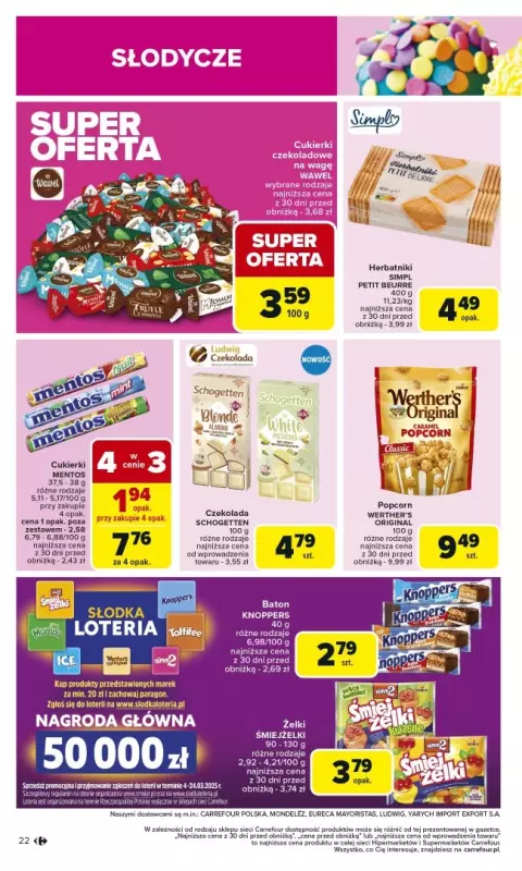 Carrefour - gazetka promocyjna Gazetka Carrefour od poniedziałku  do soboty 22.03 - strona 24