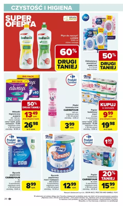 Carrefour - gazetka promocyjna Gazetka Carrefour od poniedziałku  do soboty 22.03 - strona 28