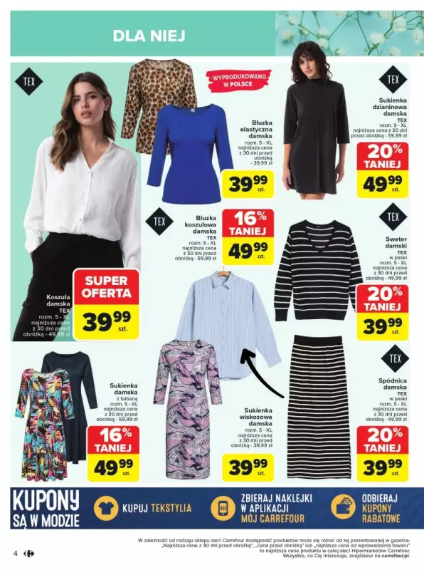 Carrefour - gazetka promocyjna Gazetka Wiosenne Trendy  do soboty 29.03 - strona 4