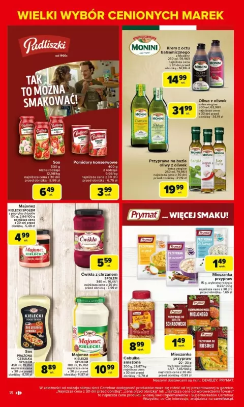 Carrefour - gazetka promocyjna Gazetka Łap markowe okazje od poniedziałku  do soboty 29.03 - strona 18