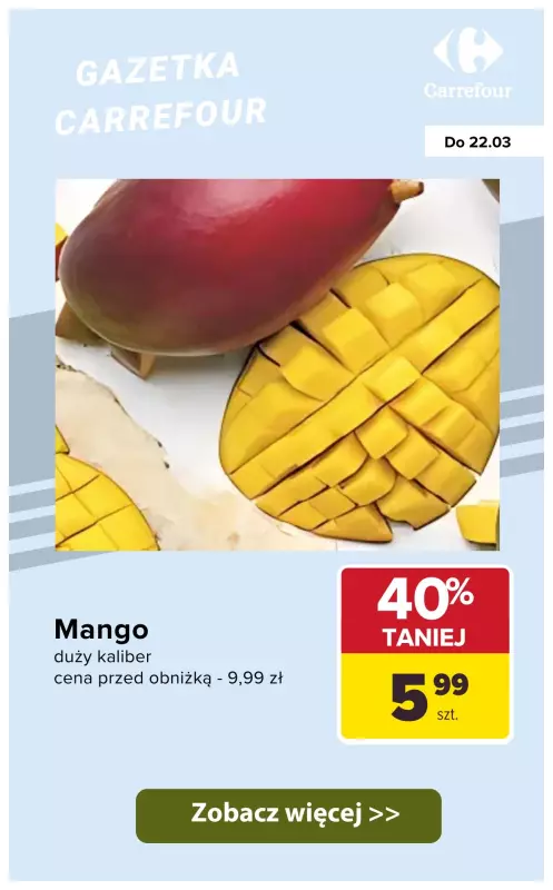 Carrefour - gazetka promocyjna Ugotuj pyszny obiad do -50% od wtorku 18.03 do soboty 22.03 - strona 7