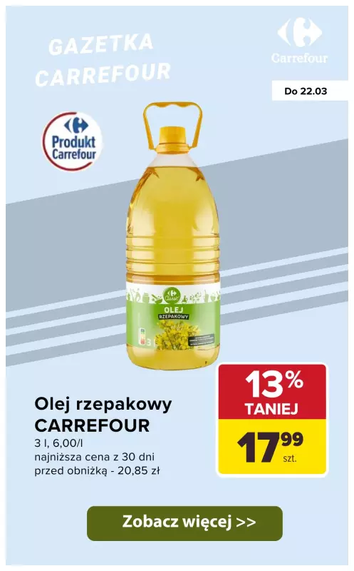 Carrefour - gazetka promocyjna Ugotuj pyszny obiad do -50% od wtorku 18.03 do soboty 22.03 - strona 9
