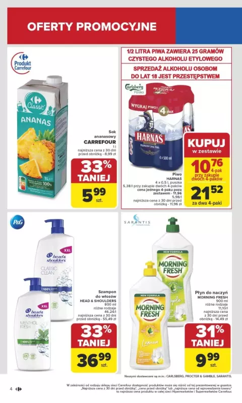 Carrefour - gazetka promocyjna Gazetka Carrefour od poniedziałku  do soboty 29.03 - strona 6