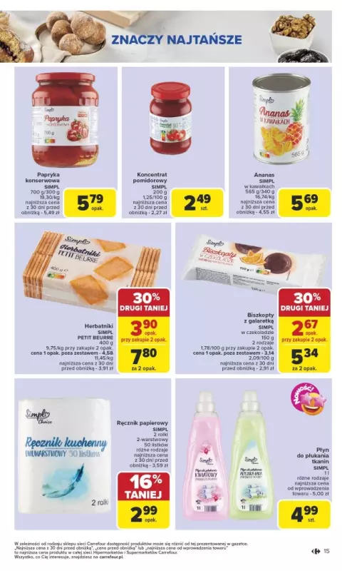 Carrefour - gazetka promocyjna Gazetka Carrefour od poniedziałku  do soboty 29.03 - strona 17